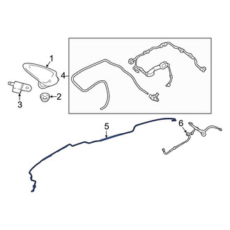 Mazda OE - Center Antenna Cable