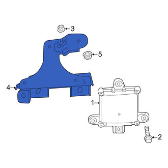 Mazda OE - Left Blind Spot Detection System Warning Sensor Bracket