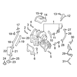 Mazda OE - Engine / Transaxle - Turbocharger & Components