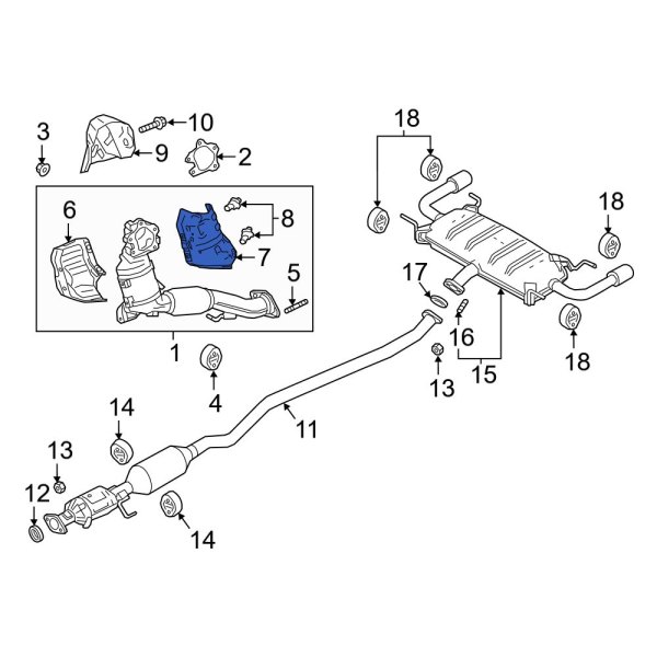 Catalytic Converter Heat Shield