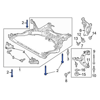 Mazda OE - Suspension Crossmember Bolt