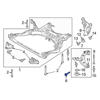 Mazda OE - Front Suspension Control Arm Bolt