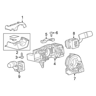 Mazda OE - Steering Column - Shroud, Switches & Levers