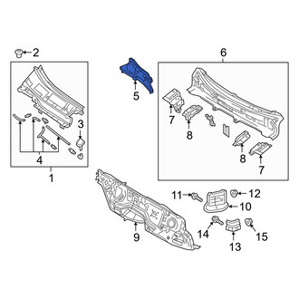 Mazda OE - Front Center Cowl Cover