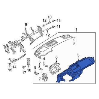Mazda OE - Lower Instrument Panel Pad