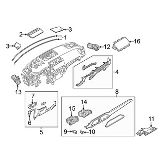 Mazda OE - Instrument Panel Components