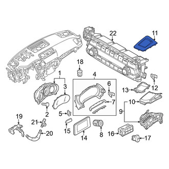 Mazda OE - Outer Instrument Panel Bezel