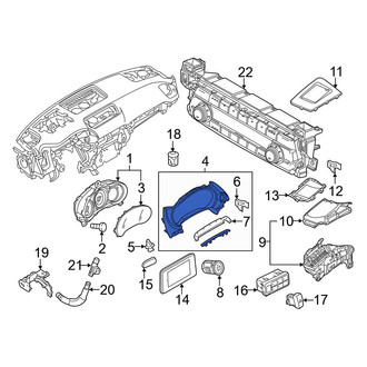 Mazda OE - Instrument Cluster Bezel