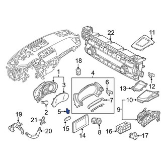 Mazda OE - Battery Cover Clip