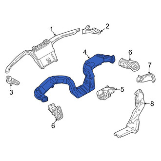 Mazda OE - Front Center Instrument Panel Air Duct