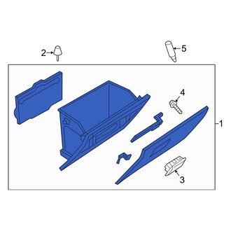 Mazda OE - Front Glove Box Assembly
