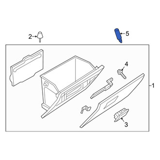 Mazda OE - Glove Box Support