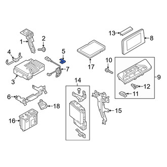 Mazda OE - Lower Radio Bracket