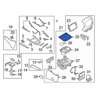 Mazda OE - Front Console Cup Holder Bezel