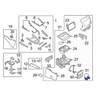 Mazda OE - Front 12 Volt Accessory Power Outlet