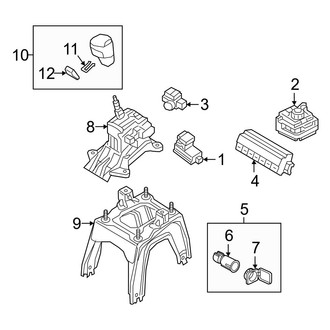 Mazda OE - Center Console (Electrical Components & Shifter)