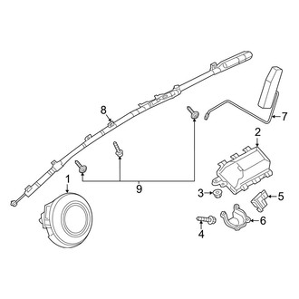 Mazda OE - Restraint Systems - Air Bag Components (Air Bags)