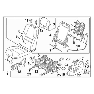 Mazda OE - Front Left Seat