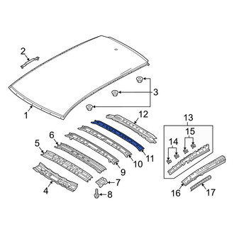 Mazda OE - Rear Roof Bow