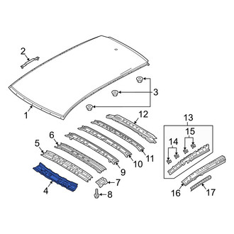 Mazda OE - Front Roof Header Panel