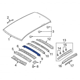 Mazda CX-9 OEM Roofs & Parts | Panels, Drip Rails — CARiD.com