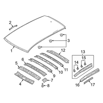 Mazda OE - Roof & Components (W/O Sunroof), (Sport / Touring)