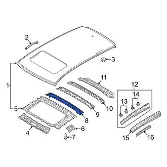 Mazda OE - Front Roof Bow