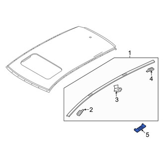 Mazda OE - Roof Molding Clip