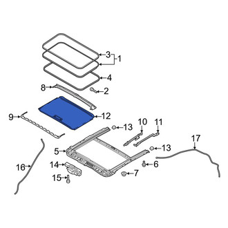 Mazda OE - Sunroof Cover