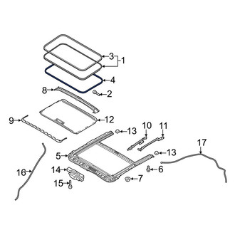 Mazda OE - Sunroof Seal