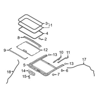 Mazda OE - Roof - Sunroof (With Sunroof)