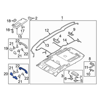Mazda OE - Rear Interior Grab Bar