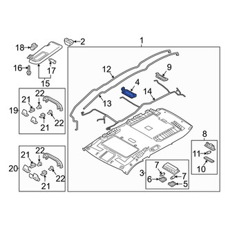Mazda OE - Front Roof Bezel