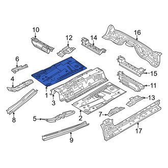Mazda OE - Front Right Floor Pan
