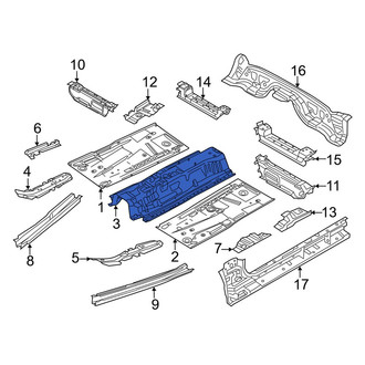 Mazda OE - Front Left Floor Pan