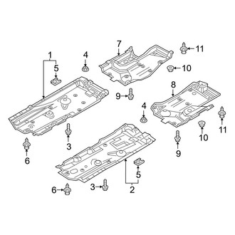 Mazda OE - Pillars, Rocker & Floor - Under Cover & Splash Shields