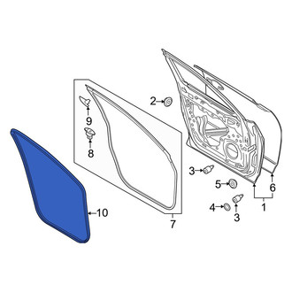 Mazda OE - Front Inner Door Seal