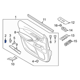 Mazda OE - Door Interior Trim Panel Retainer