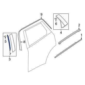 Mazda OE - Door Applique Seal