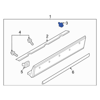 Mazda OE - Door Molding Clip