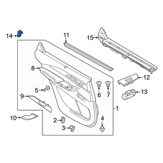 Mazda OE - Rear Coat Hook