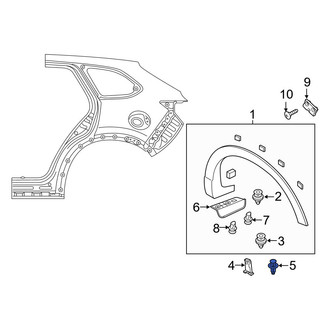Mazda OE - Wheel Arch Molding Clip