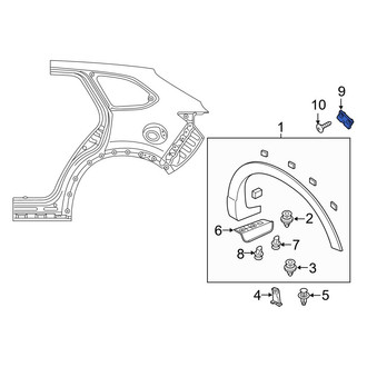Mazda OE - Wheel Arch Molding Bracket