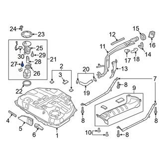 Mazda OE - Fuel Injection Pressure Regulator