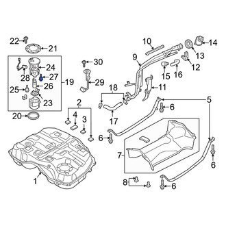 Mazda OE - Fuel Injection Pressure Regulator