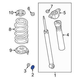Mazda OE - Suspension Shock Absorber Mount Washer