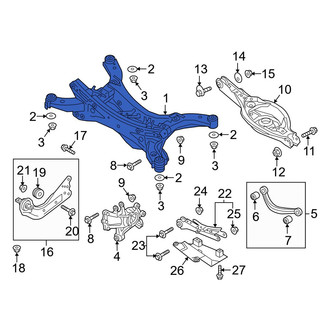 Mazda OE - Rear Suspension Subframe Crossmember