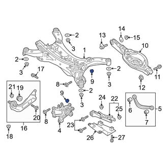 Mazda OE - Front Lower Suspension Control Arm Nut