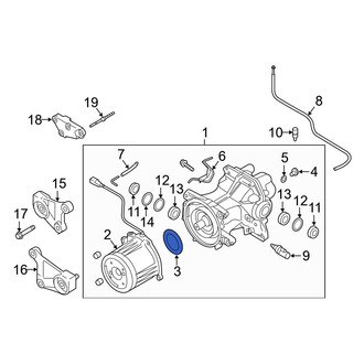 Mazda OE - AWD Coupling Unit Seal