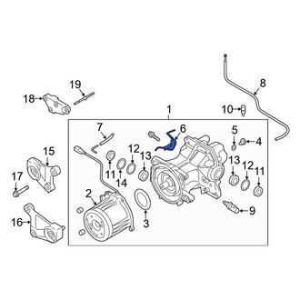Mazda OE - Rear Differential Vent Hose
